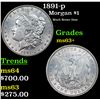 Image 1 : 1891-p Morgan Dollar $1 Grades Select+ Unc