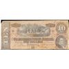 Image 2 : 1864 $10 Confederate Note, T68 Grades vf+