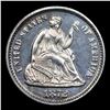 Image 2 : Proof ***Auction Highlight*** 1872 Seated Liberty Half Dime 1/2 10c Graded pr66 cam By SEGS (fc)