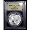 Image 4 : ***Auction Highlight*** 1924-s Peace Dollar $1 Graded Choice Unc By USCG (fc)