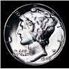Image 2 : 1945-p Mercury Dime 10c Graded ms67 BY SEGS