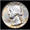 Image 2 : 1956-d Washington Quarter 25c Grades GEM+ Unc