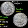 Image 1 : 1921-d Morgan Dollar $1 Grades Select+ Unc