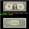 Image 1 : 1963B $1 'Barr Note' Federal Reserve Note Grades Choice AU