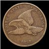 Image 2 : 1858 SL Flying Eagle Cent 1c Grades vf+