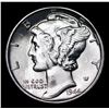 Image 2 : 1944-p Mercury Dime 10c Grades GEM+ FSB