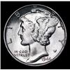 Image 2 : 1944-p Mercury Dime 10c Grades GEM++ Unc