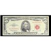 Image 2 : 1963 $5 Red seal United States Note Grades vf++