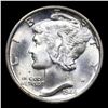 Image 2 : 1944-d Mercury Dime 10c Grades GEM++ FSB