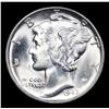 Image 2 : 1945-p Mercury Dime 10c Grades GEM++ Unc