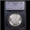 Image 4 : ***Auction Highlight*** 1878-p Rev '79 Morgan Dollar $1 Graded ms63+ BY SEGS (fc)