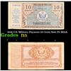 Image 1 : 1948 U.S. Military Payment 10 Cents Note P# M16A Grades f+
