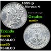 Image 1 : 1889-p Morgan Dollar $1 Grades GEM Unc