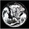 Image 2 : 1945-p Mercury Dime 10c Graded ms67 BY SEGS