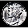 Image 2 : 1945-p Mercury Dime 10c Graded ms67 BY SEGS