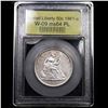 Image 4 : ***Auction Highlight*** 1861-o Seated Half Dollar W-09 CSA Issue 50c Graded Choice Unc PL BY USCG (f