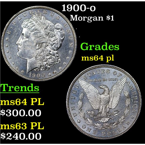 1900-o Morgan Dollar $1 Grades Choice Unc PL