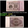 Image 1 : 1923 Germany 100,000 Mark Note P# 83A Grades Choice AU/BU Slider