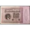 Image 2 : 1923 Germany 100,000 Mark Note P# 83A Grades Choice AU/BU Slider