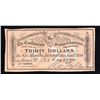 Image 2 : 1864 Confederate Thirty $30 interest Note  Grades Choice AU/BU Slider