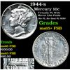 Image 1 : 1944-s Mercury Dime 10c Grades GEM+ FSB
