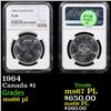 Image 1 : NGC 1964 Canada Dollar $1 Graded ms66 pl By NGC