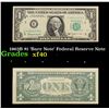 Image 1 : 1963B $1 'Barr Note' Federal Reserve Note Grades Choice AU