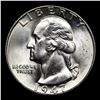Image 2 : 1947-p Washington Quarter 25c Grades GEM++ Unc