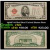 Image 1 : 1928F $5 Red Seal United States Note Grades vf+