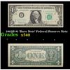 Image 1 : 1963B $1 'Barr Note' Federal Reserve Note Grades Choice AU