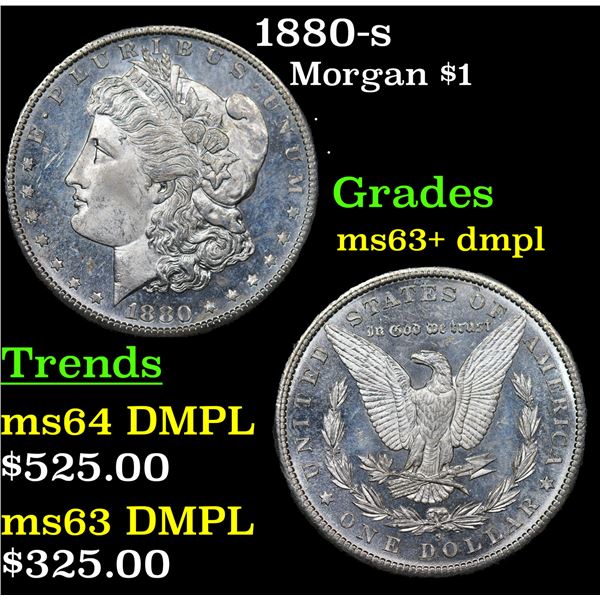 1880-s Morgan Dollar $1 Grades Select Unc+ DMPL