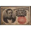 Image 2 : 1874 US Fractional Currency Ten Cent Note 5th Issue, Long Key Fr-1265 Grades vf++