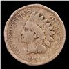 Image 2 : 1859 Indian Cent 1c Grades vg+