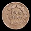 Image 3 : 1859 Indian Cent 1c Grades vg+