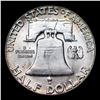 Image 3 : 1962-p Franklin Half Dollar 50c Grades GEM+ Unc