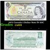 Image 1 : 1973 Canada 1 Dollar Note P# 85C Grades Choice CU