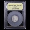 Image 4 : ***Auction Highlight*** 1827 Capped Bust Dime 10c Graded BU+ BY USCG (fc)