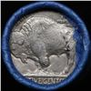 Image 3 : Buffalo Nickel Shotgun Roll in Old Bank Style '  Abbott Coin Counter' Wrapper 1924 & S Mint Ends