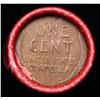 Image 3 : Mixed small cents 1c orig shotgun roll, 1927-p Lincoln Cent, Wheat Cent other end, Coca Cola Wrapper