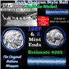 Image 1 : Buffalo Nickel Shotgun Roll in Old Bank Style 'Nathans' Wrapper 1937 & S Mint Ends