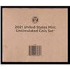 Image 2 : Sealed 2021 United States Mint Set in Original Government Shipped Box, Never Opened! 14 Coins Inside