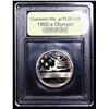 Image 2 : Proof 1992-s Olympic Modern Commem Half Dollar 50c Graded GEM++ Proof Deep Cameo By USCG