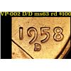 Image 6 : BU Shotgun Lincoln 1c roll, 1958-p 50 pcs Original Brandt Wrapper