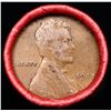 Image 2 : Mixed small cents 1c orig shotgun roll, 1918-p Lincoln Cent, Wheat Cent other end, Coca Cola Wrapper