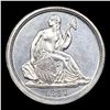 Image 2 : ***Auction Highlight*** 1837 Lg Date Seated Liberty Dime 10c Graded ms63+ By SEGS (fc)