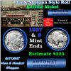 Image 1 : Buffalo Nickel Shotgun Roll in Old Bank Style ' Abbott Coin Counter' Wrapper 1937 & S Mint Ends