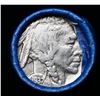 Image 2 : Buffalo Nickel Shotgun Roll in Old Bank Style ' Abbott Coin Counter' Wrapper 1937 & S Mint Ends