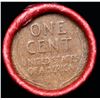 Image 3 : Mixed small cents 1c orig shotgun roll, 1935-p Lincoln Cent, Wheat Cent other end, Coca Cola Wrapper