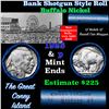 Image 1 : Buffalo Nickel Shotgun Roll in Old Bank Style 'The Great Coney Island' Wrapper 1925 & p Mint Ends