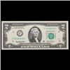 Image 2 : **Star Note** Rare 2003a $2 Green Seal Federal Reserve Note Grades Gem++ CU